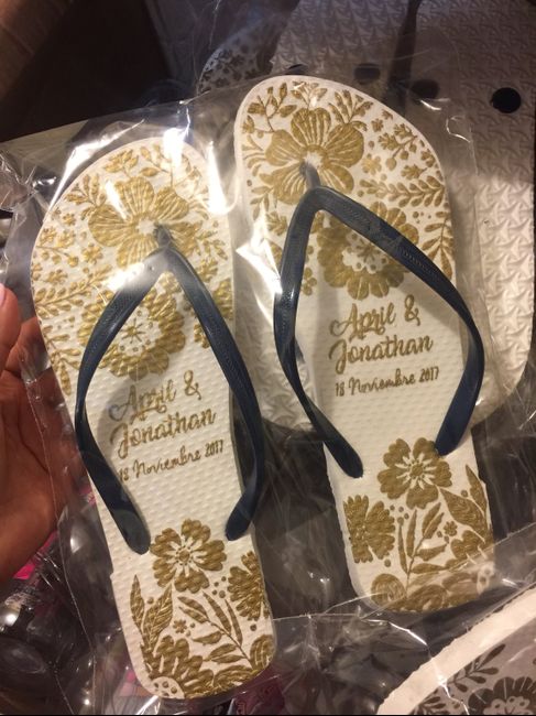 Detalles para los invitados: sandalias y .... - 2