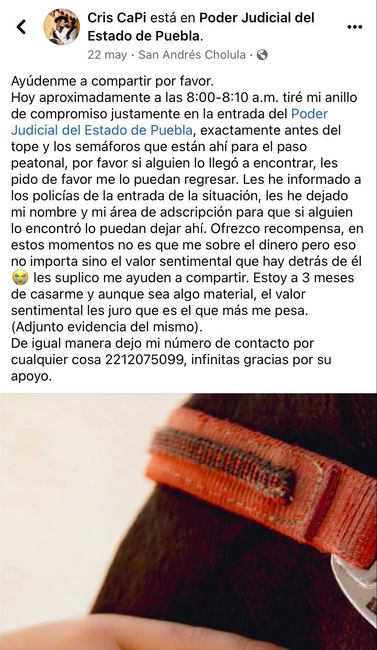 ¿Cuando no debo usar mi anillo de compromiso o/y argolla de matrimonio? 5