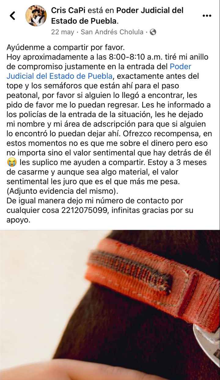 ¿Cuando no debo usar mi anillo de compromiso o/y argolla de matrimonio? - 1