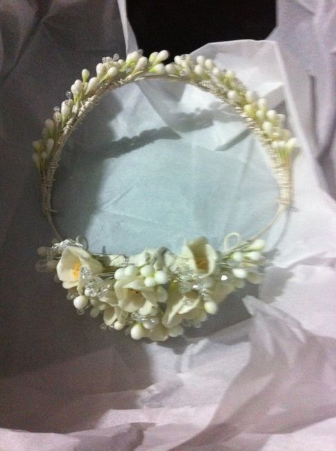 Mi tiara en proceso