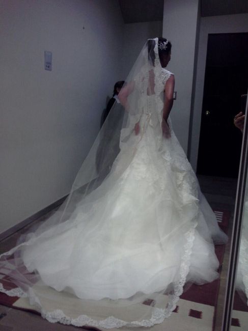 Primer baile, ¿con velo largo o sólo corto? - 1