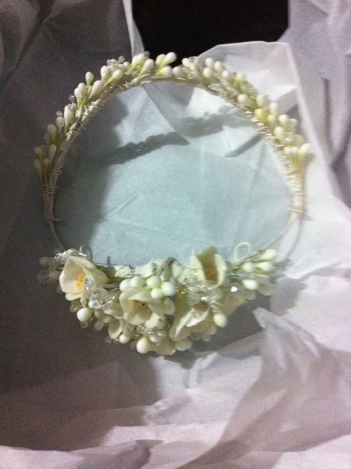 Mi tiara en proceso