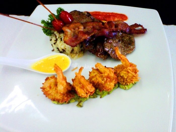 platillo para boda en playa