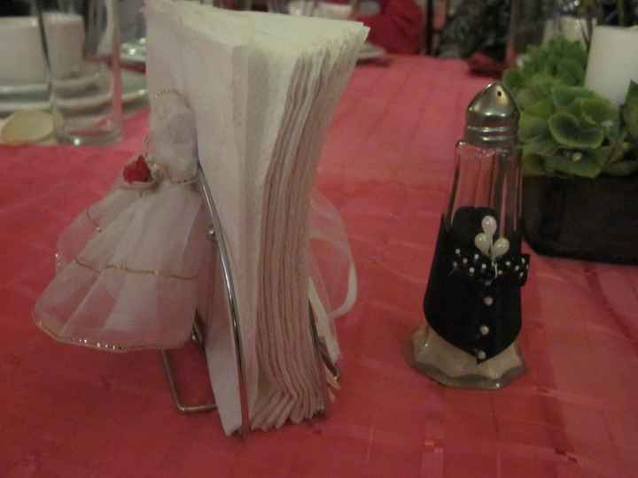 los saleros y servilleteros 