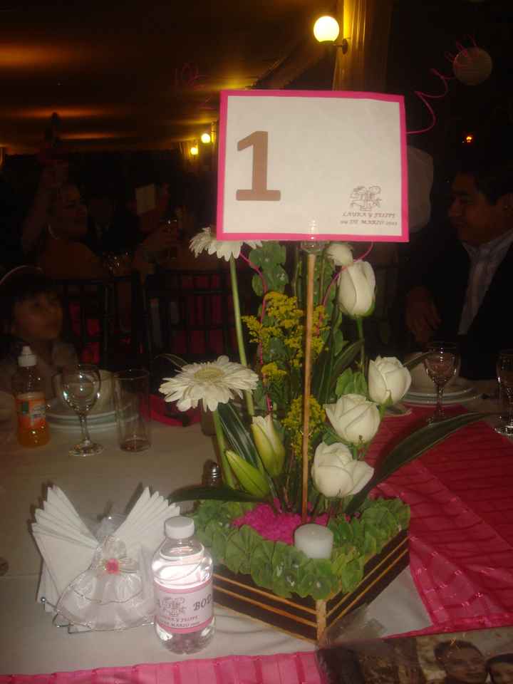 nuestros arreglos de mesa