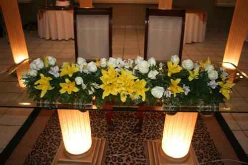 decoracion mesa de honor