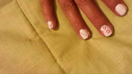 asi van quedando las uñas