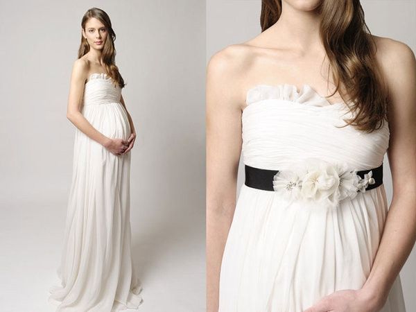 Vestido de novia para embarazada