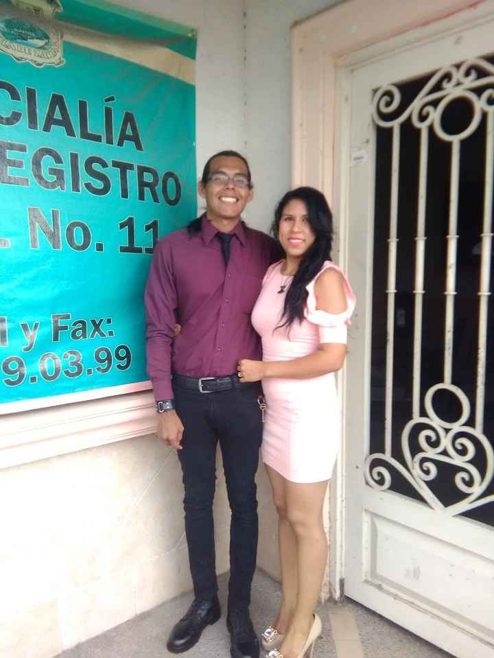 nos llovio antes de entrar al registro 