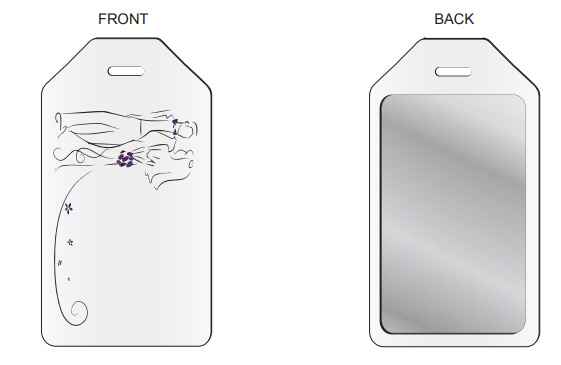 Portaetiquetas para maletas