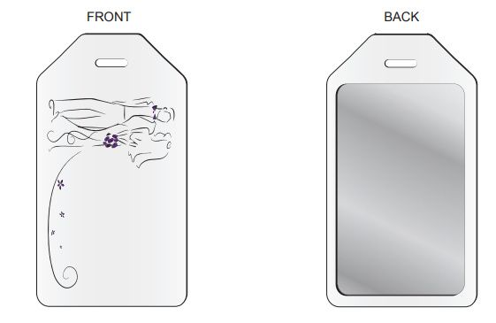 Portaetiquetas para maletas