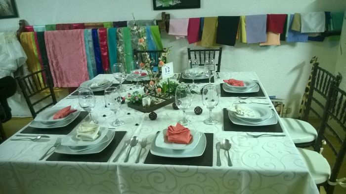 Mi degustacion!!!  Y ayuda para el color de servilletas  - 3