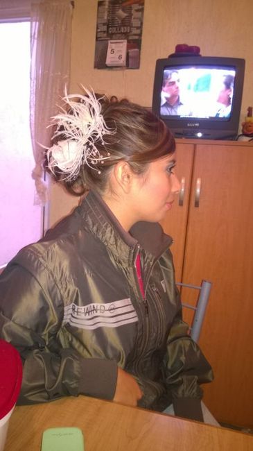 Mi primera prueba de peinado y maquillaje!!  - 1