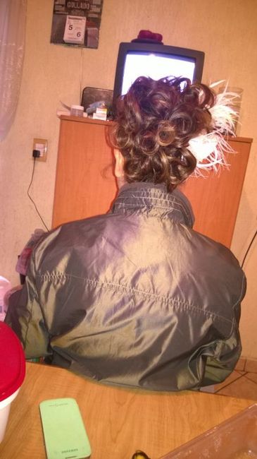 Mi primera prueba de peinado y maquillaje!!  - 2
