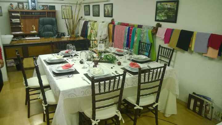 Mi degustacion!!!  Y ayuda para el color de servilletas  - 1