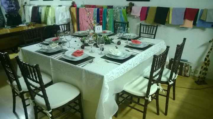 Mi degustacion!!!  Y ayuda para el color de servilletas  - 2