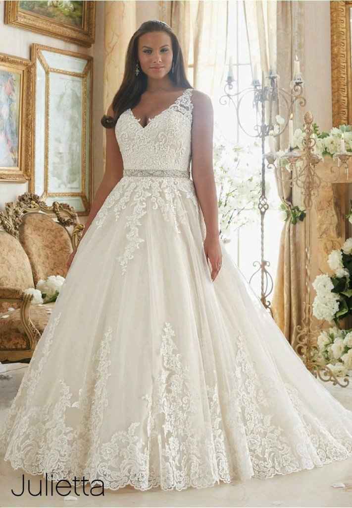 Vestidos de novia talla grande - 1