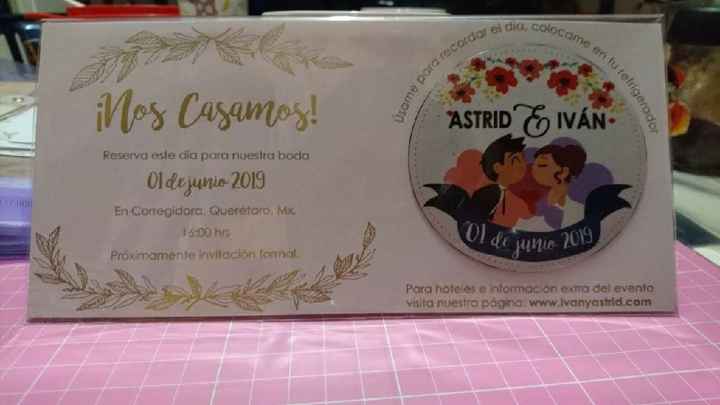 Save the date diy - 1