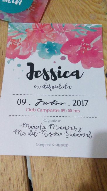 Invitaciones de despedida - 2