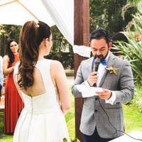 Boda civil con juez en recepción - 1