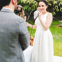 Boda civil con juez en recepción - 3