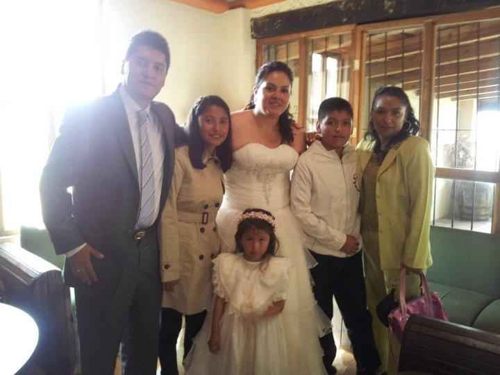 con mi hermano y su familia