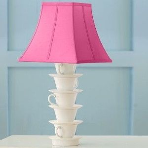 lampara de tazas
