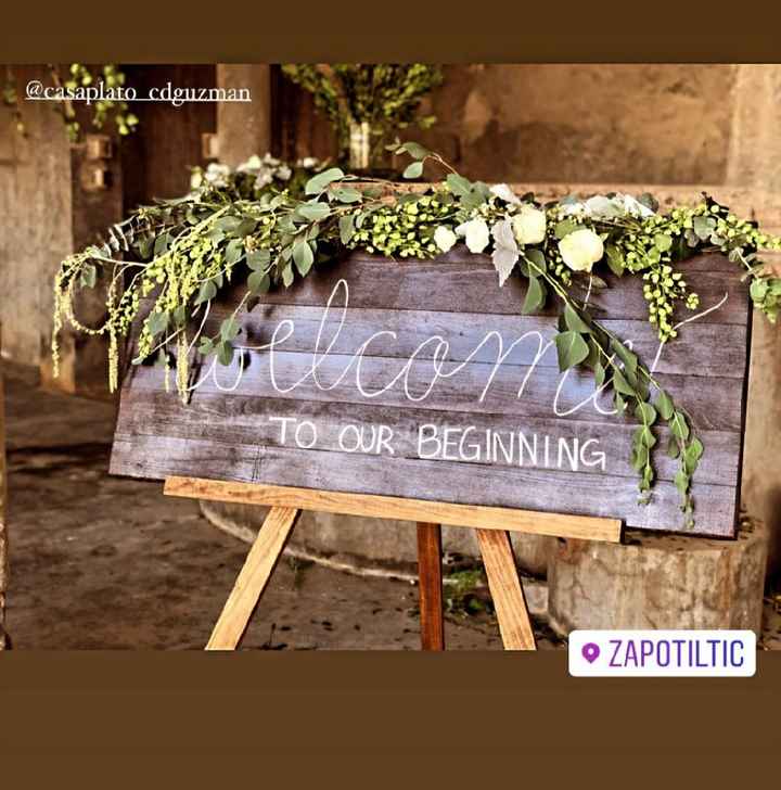 Letreros para dar la bienvenida a tus invitados - 1