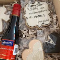 Así quedaron los detalles para nuestros padrinos. 