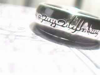 Anillo de oro blanco