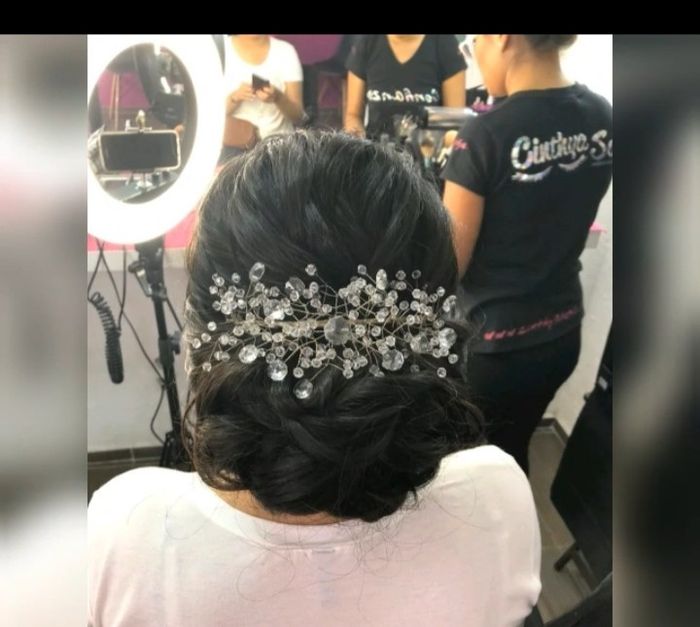 Prueba de maquillaje y peinado ! 😯 2