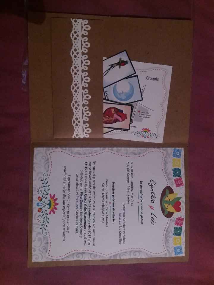 Boletitos y mapa