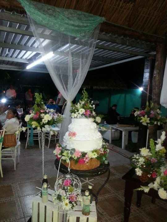 Mi sencillo pero hermoso pastel