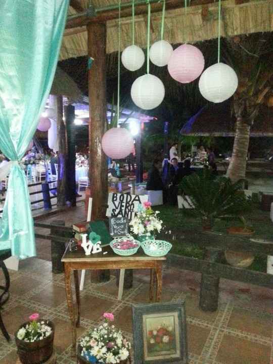 Entrada a la recepcion 