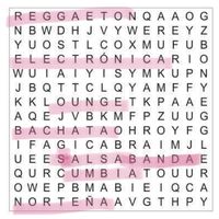 Sopa de letras: Tipos de música para la boda - 1