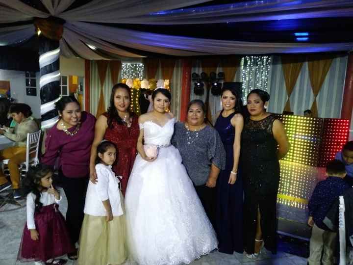 Con mi mamá, hermanas y sobrinitas