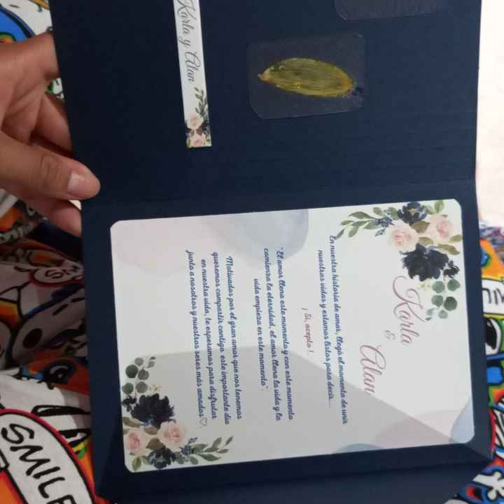 Diseñe e hice mis propias invitaciones ... - 2