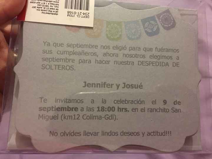  invitaciones despedida mixta - 1