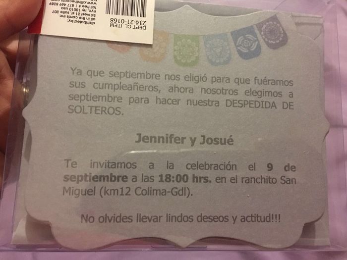  invitaciones despedida mixta - 1