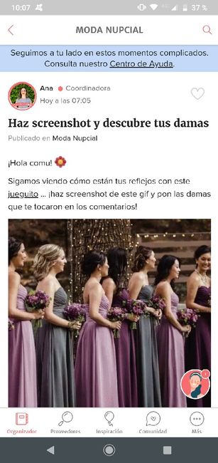 Haz screenshot y descubre tus damas 13