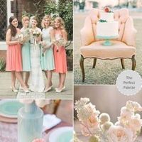 Tonos de colores para una boda vintage - 1