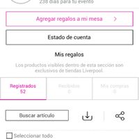 Mesa de viaje en lugar de mesa de regalos - 1