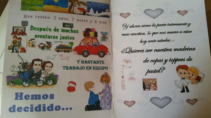 Cómo "pedí" a mis padrinos ;) - 6