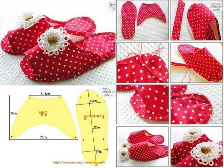Pantuflas diy - 1