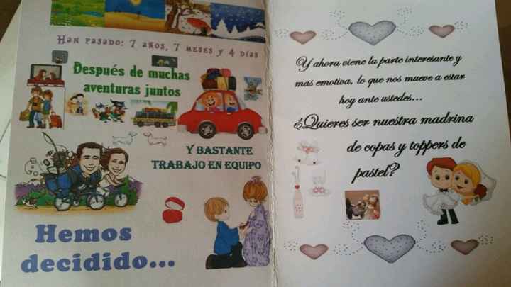 Cómo "pedí" a mis padrinos ;) - 6