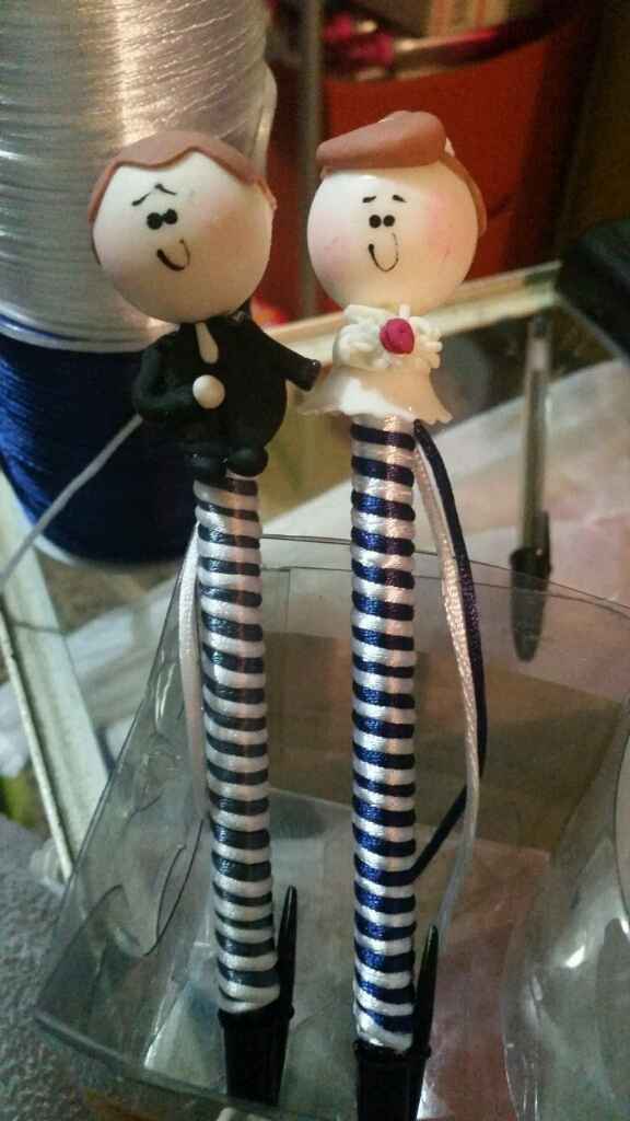 Bolígrafo novio - novia :) - 2