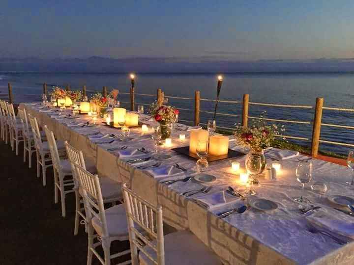 MONTAJE PARA BANQUETE
