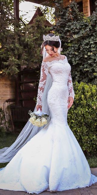 vestido sirena con Corona????? - 1