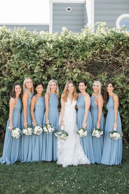 Colores: Vestidos azules para tus damas de honor 8