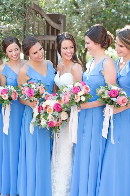 Colores: Vestidos azules para tus damas de honor 4